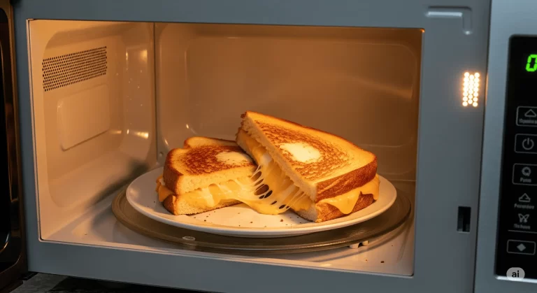 Sanduíche de micro-ondas rápido (pronto em 5 minutos)