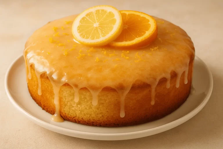 Bolo de iogurte fofinho com calda de limão: receita fácil para fazer com as crianças