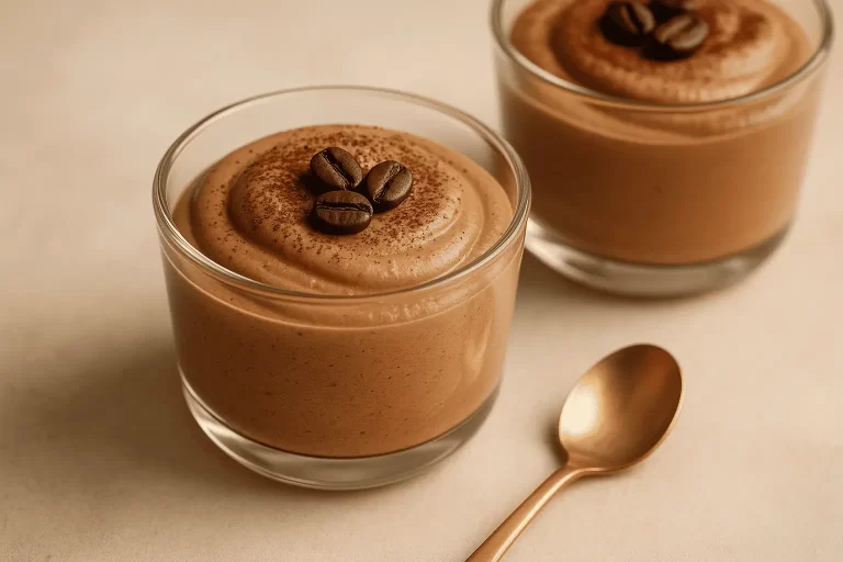 Mousse de Chocolate 3 Ingredientes com Toque de Café