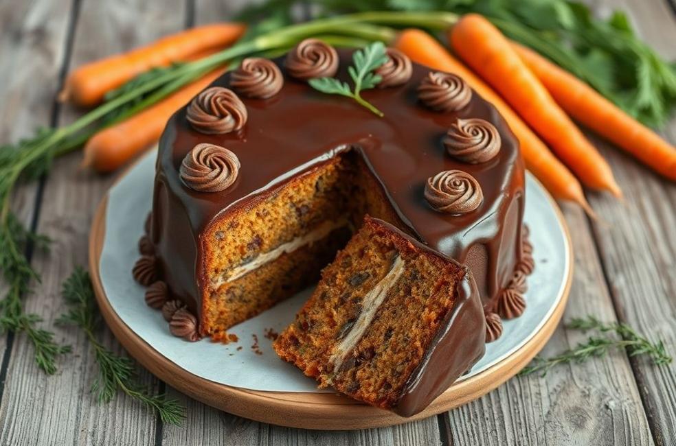 A História do Bolo de Cenoura