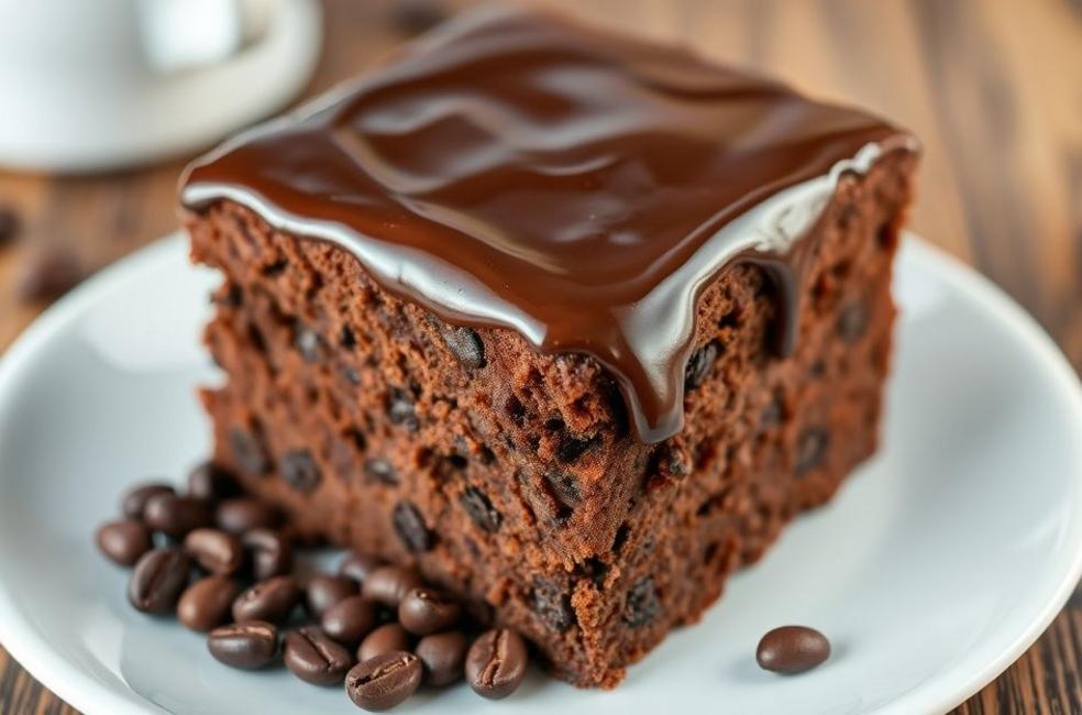 Bolo de Chocolate com Café