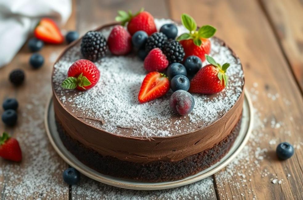 Bolo de Chocolate Vegano