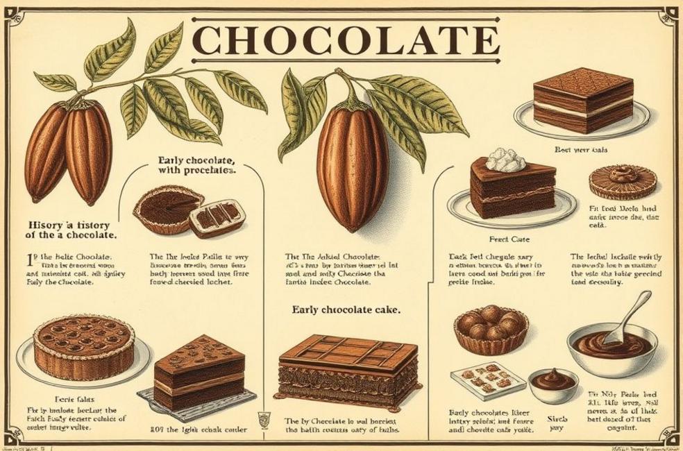 A História do Bolo de Chocolate