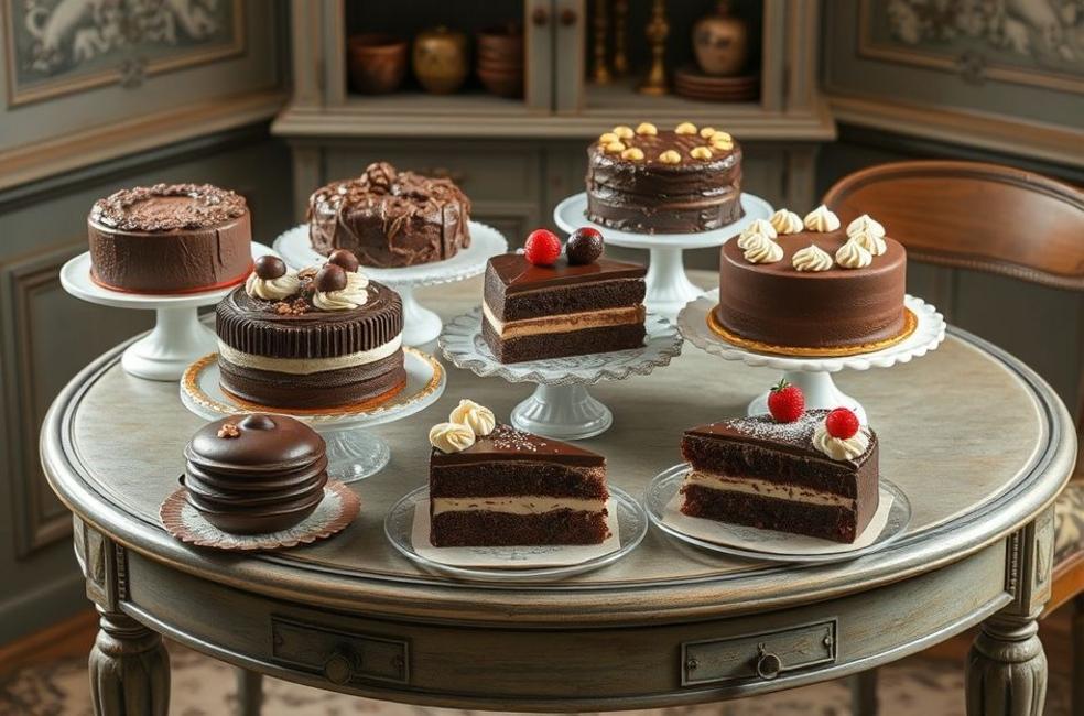 A História do Bolo de Chocolate