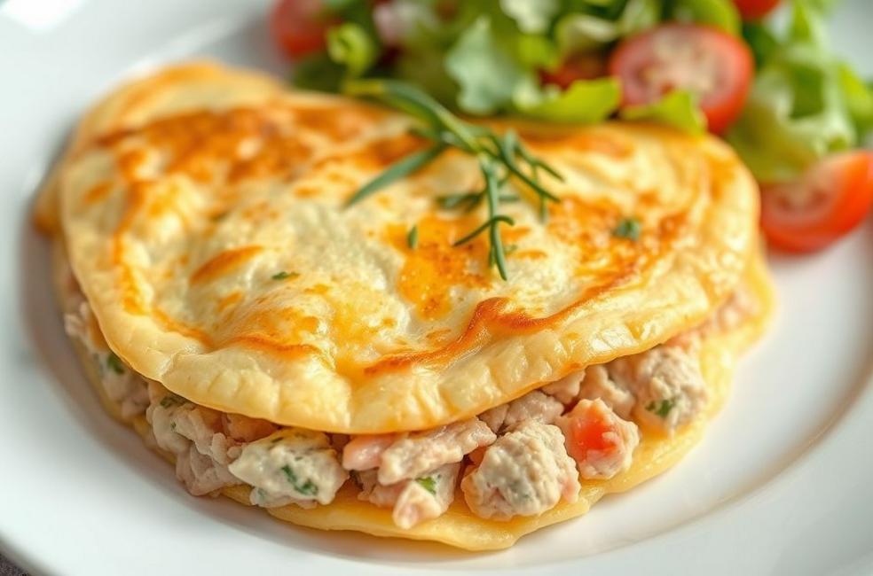Omelete de Atum: Sofisticação em Segundos