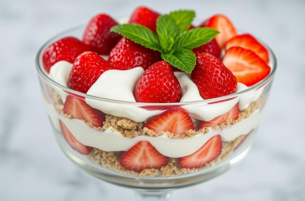 O Encanto das Frutas: Pavê de Morango