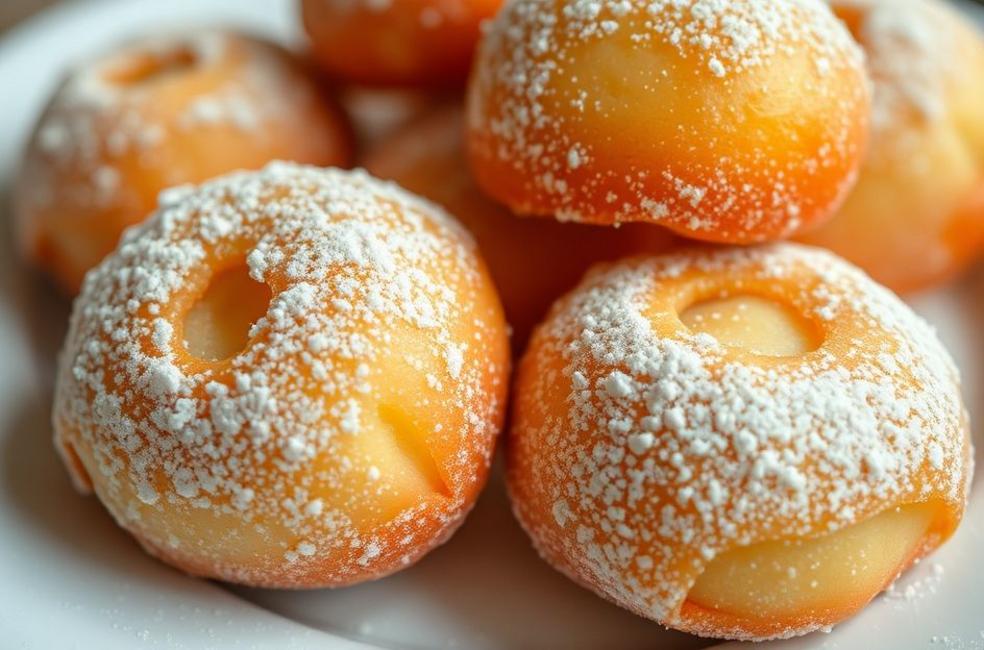 Receita Básica de Bolinho de Chuva Crocante