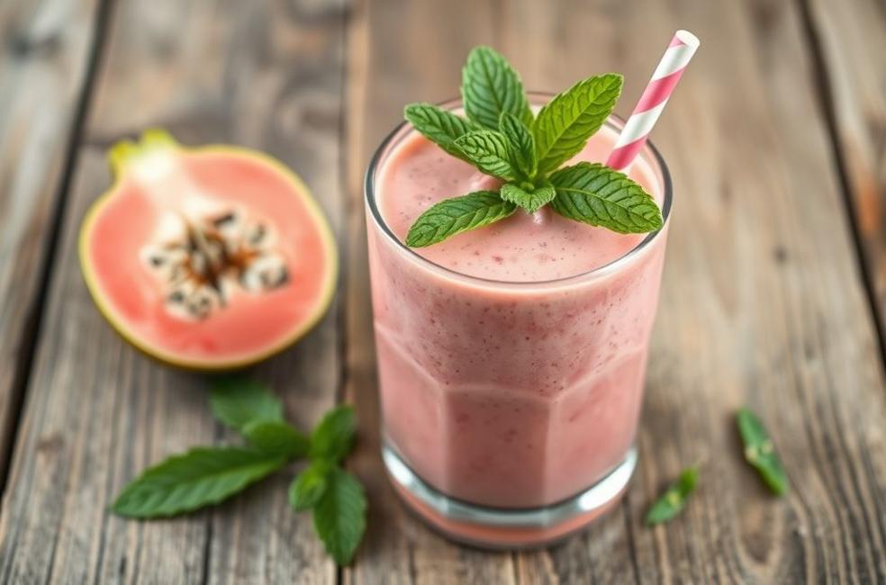 Transformando a Goiaba em um Smoothie Refrescante