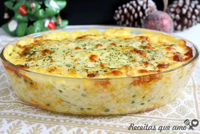 Arroz de forno com abóbora, curry e coco